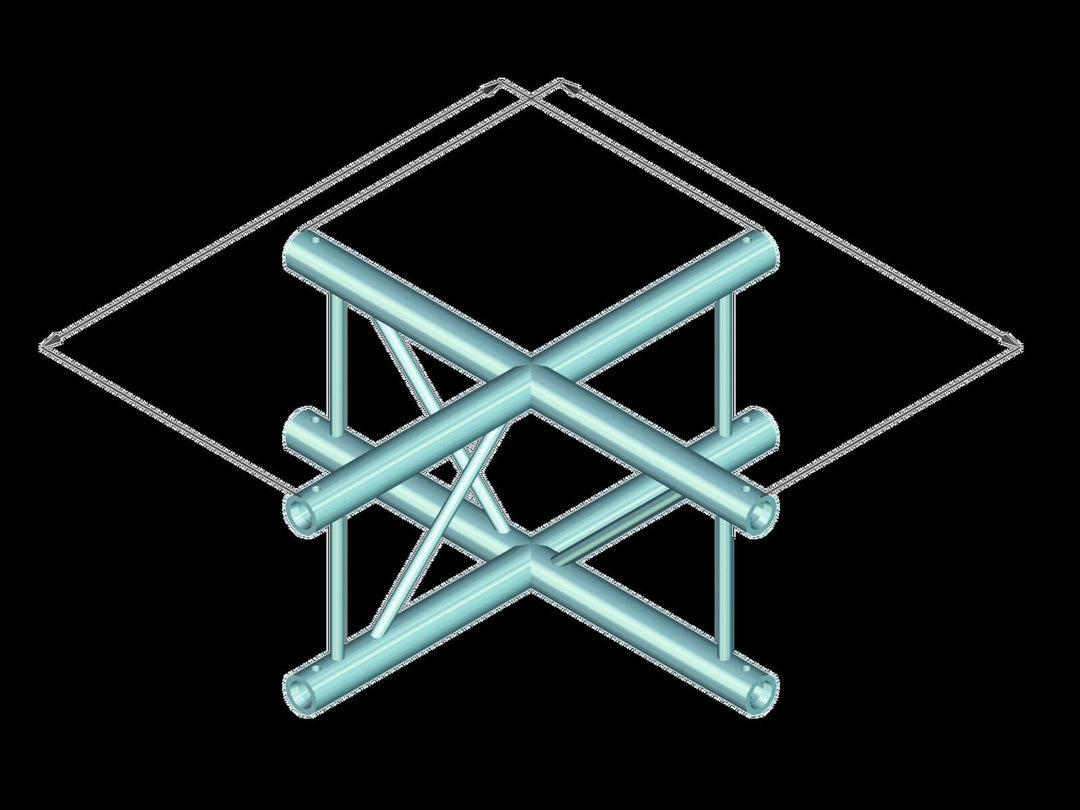 ALUTRUSS BILOCK BQ2-PAC41V 4-tieinen ristikappale