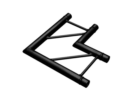 ALUTRUSS BILOCK BQ2-SPAC21H 2-tie kulma 90° bk