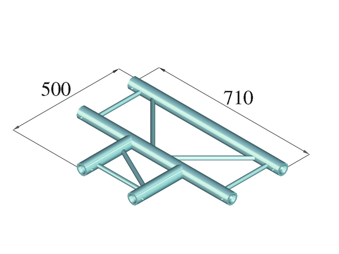 ALUTRUSS BILOCK BQ2-SPAT35H 3-tie T-pala 90° bk