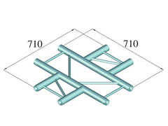 ALUTRUSS BILOCK BQ2-SPAC41H 4-tie risteysosa bk