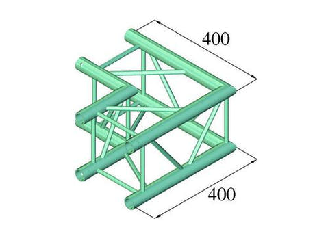 Alutruss DECOLOCK DQ4-PAC21 2-suuntainen kulma (90¡)