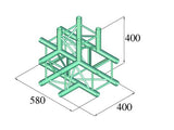 Alutruss DECOLOCK DQ4-PAT42 4-suuntainen T-kappale