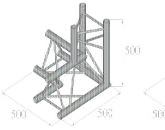 ALUTRUSS TRILOCK E-GL33 C-33 3-tie kulma