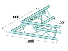 ALUTRUSS TRILOCK 6082AC-20 2-tieinen Kulma 60°