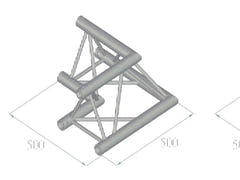 ALUTRUSS TRILOCK 6082AC-21 2-tieinen Kulma 90°