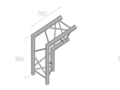 ALUTRUSS TRILOCK 6082AC-25 2-suuntainen kulma 90° \/
