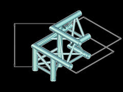 ALUTRUSS TRILOCK 6082AL-32 3-tie kulma /\ vasen