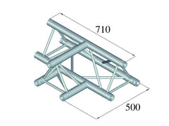 ALUTRUSS TRILOCK 6082AT-36 3-suuntainen T-kappale