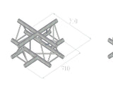 ALUTRUSS TRILOCK 6082AC-41 4-way Cross