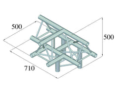 ALUTRUSS TRILOCK 6082AT-43 4-suuntainen kappale /\