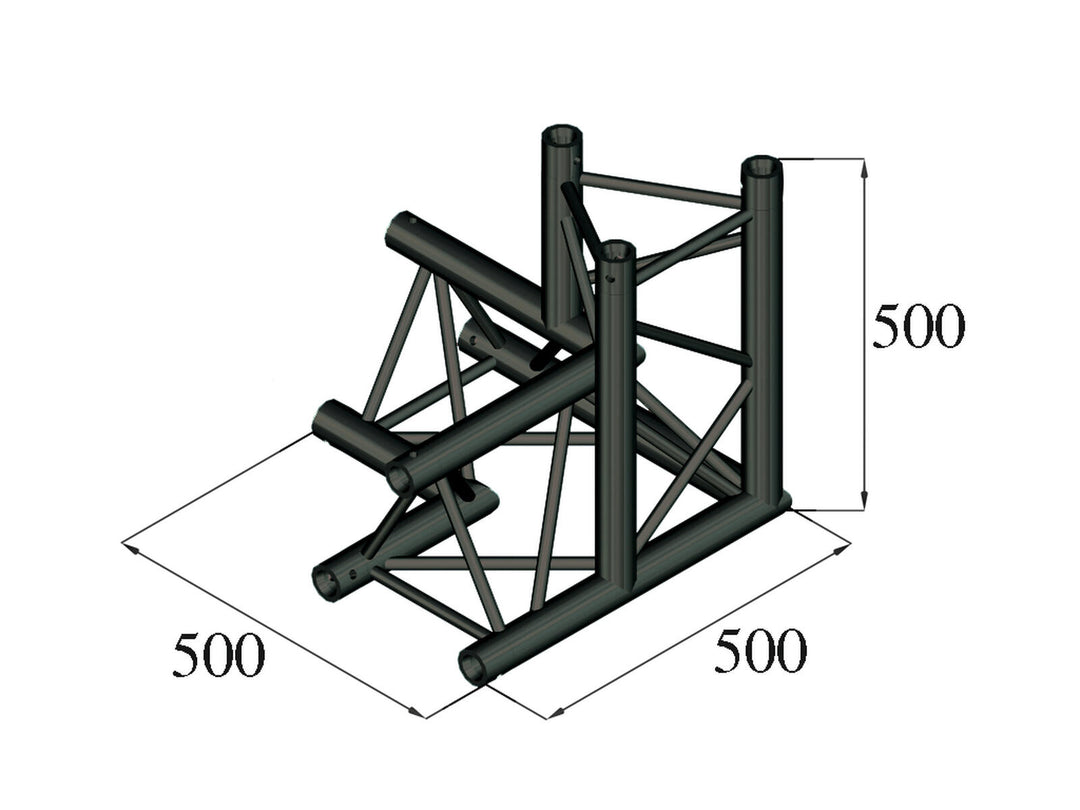 ALUTRUSS TRILOCK S-PAL-34 3-suuntainen kulma \/ vasen