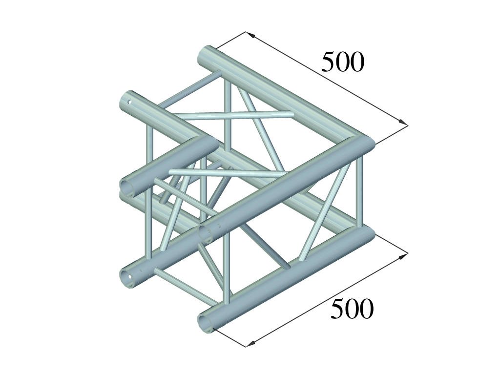 Alutruss QUADLOCK 6082C-21 2-tie Kulma (90°)