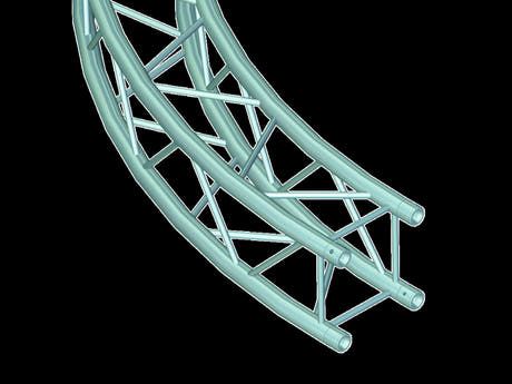 ALUTRUSS QUADLOCK 6082 Elementti for Circle 2m in.90°