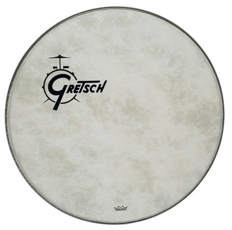 Gretsch Fiberskyn -resonanssikalvo 22" bassorummulle, logo vasemmalla