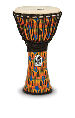 Toca Djembe Freestyle köysiviritteinen - Kente Cloth (SFDJ-10K)