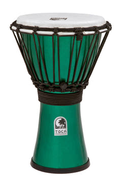 Toca Djembe Freestyle Colorsound – Metallic Green (TFCDJ-7MG)
