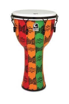Toca Djembe Freestyle II Mechanically Tuned – African Sunset (TF2DM-14AFSB)