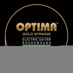 Optima Kielet sähkökitaralle Gold strings round wound - Set (2028 RL)