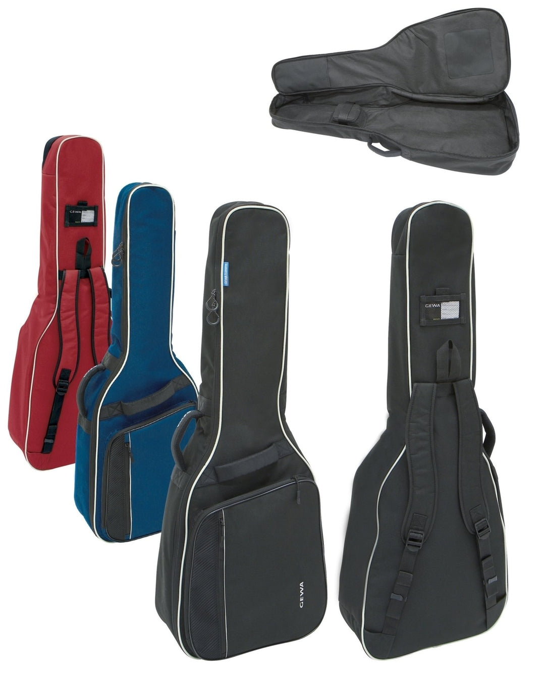 GEWA Kitaran gig bag Economy 12 - Classic 1/4-1/8 red