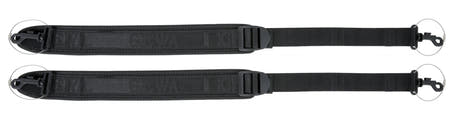 GEWA Reppu asennus Muotoon muotoiltu viulu/altto kotelo - Reppuhihnat, 2 kappaletta (Pituus 56 - 96 cm)