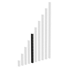 Adam Hall 61535 B Vahva Rack Kisko (Musta)