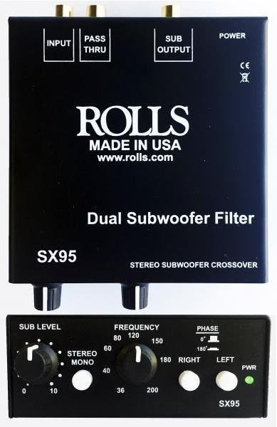 ROLLS SX95 Stereo subwoofer -crossover