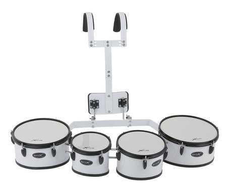 Basix quad-tom-setti marssikäyttöön, 8", 10", 12" ja 13"