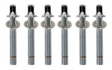 Latin Percussion Tension rods Timbale - Aspire LPA256 - Chrome , 6 pieces (LPA2541)