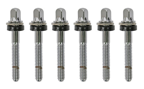 Latin Pundistussoittimet Tension rods Mini Timbales + Micro Snare + Drum Timbales - LP845-K 845-JD LP846-SN LP848-SN LP812-C LP813-C LP812-BN LP813-BN - Chrome , 6 pieces (LP2540)