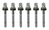 Latin Percussion Tension rods Mini Timbales + Micro Snare + Drum Timbales - LP845-K 845-JD LP846-SN LP848-SN LP812-C LP813-C LP812-BN LP813-BN - Chrome , 6 pieces (LP2540)