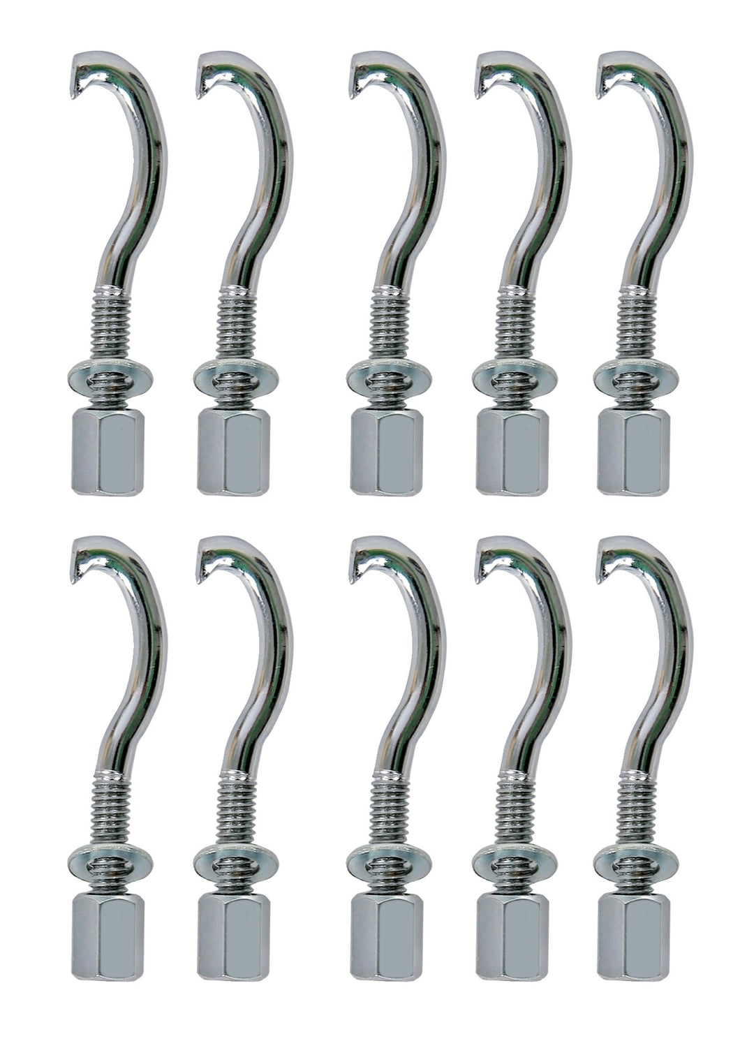Latin Pundistussoittimet Tuning lugs Brazilian LP3010 LP3010N LP3012 LP3012-SM Pandeiro - LP3006 Tamborim - Chrome, 10 pieces (LP3923)