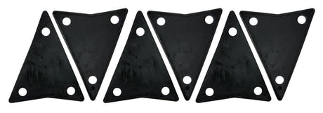 Latin Pundistussoittimet Conga Hardware Plastic pad for sideplate - Galaxy (3-hole) (LP630)