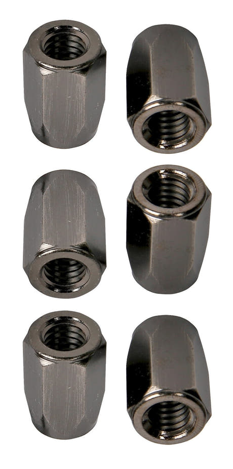 LP952-BN Super Nuts 3/8" -mutterit, harjattu nikkeli, 6 kpl