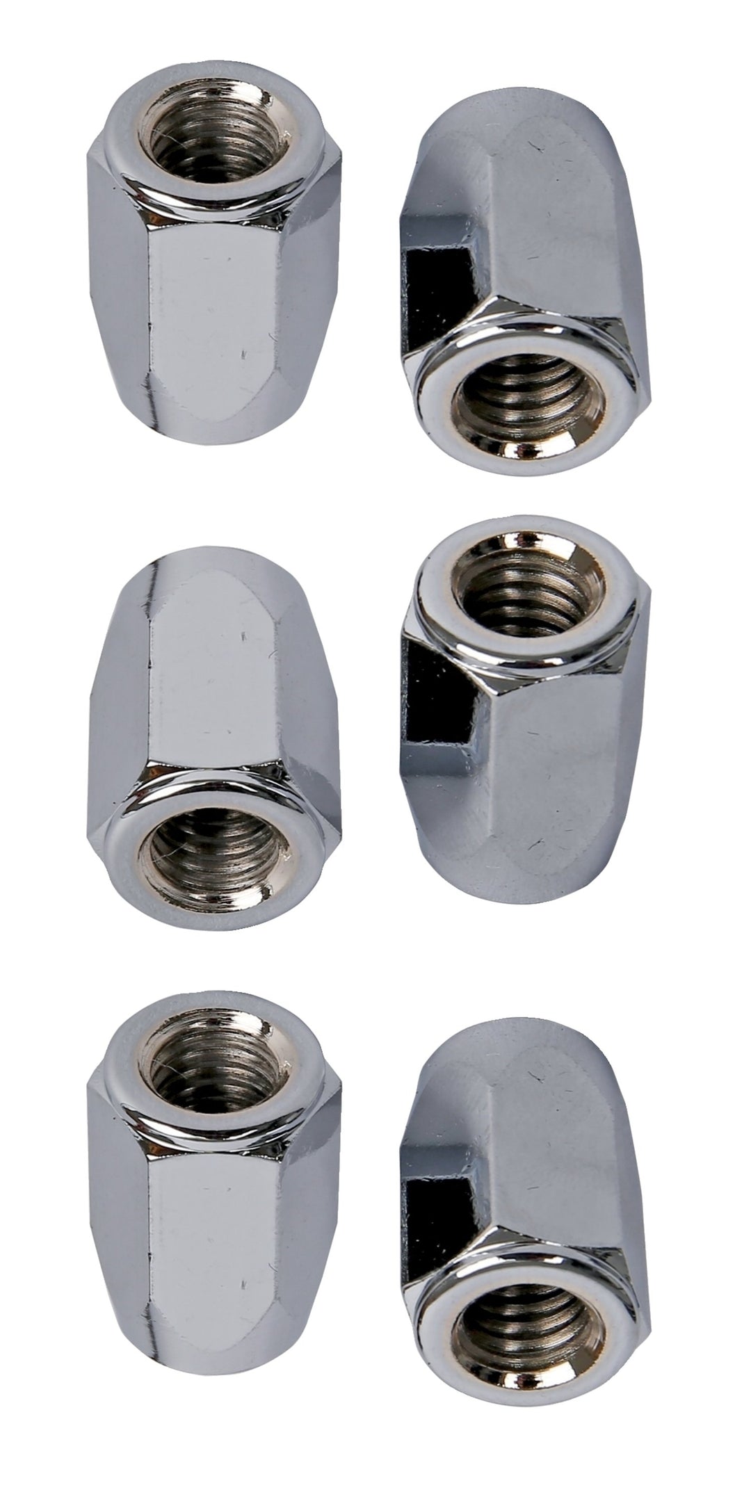 Latin Pundistussoittimet Viritysmutterit & jännitysrodit lisävarusteet Viritinmutterit Super Nuts - 3/8" Chrome (LP952C)