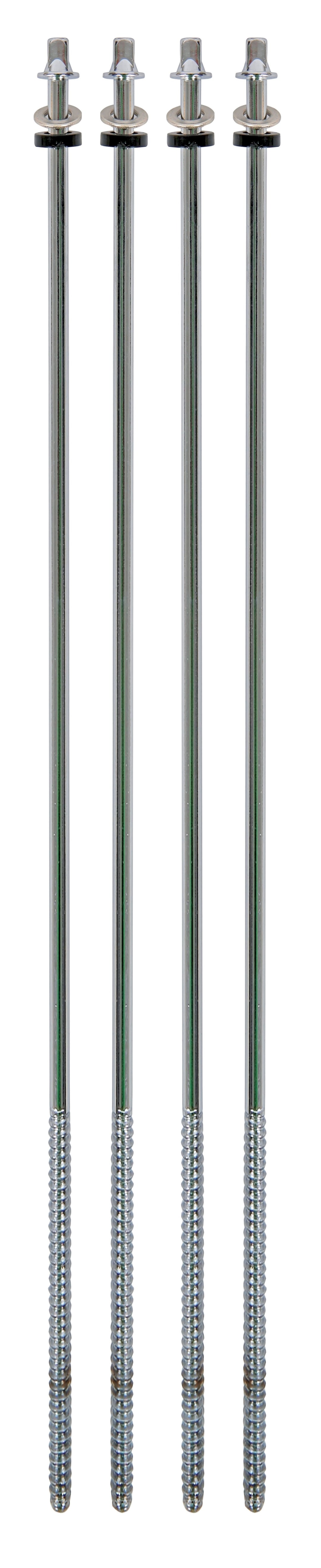 Latin Pundistussoittimet Tension rods Brazilian Surdo - LP3018 LP3020 LP3118 LP3120 - Chrome, 4 pieces (LP3920)