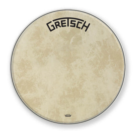 Gretsch Fiberskyn -resonanssikalvo 26" bassorummulle, logolla