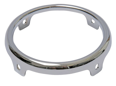 Latin Pundistussoittimet Hooped Music Collection LPMC Bongo - 4 1/4" Chrome | 4 holes (LPM921)