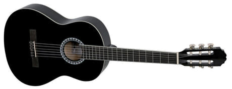 VGS BasicPlus klassisk guitar 3/4, sort