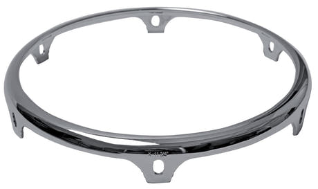 Latin Pundistussoittimet Hooped Conga Comfort Curve II - X Series - Chrome - 11 3/4" Conga | 6 hole (LP735A)
