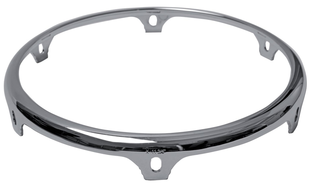 Latin Pundistussoittimet Hooped Conga Comfort Curve II - X Series - Chrome - 11 3/4" Conga | 6 hole (LP735A)