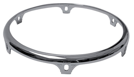 Latin Pundistussoittimet Hooped Conga Comfort Curve II - Z Series (Extended Collar) - Chrome - 11 3/4" Conga | 6 hole (LP773A)