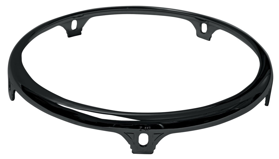 Latin Pundistussoittimet Hooped Conga Comfort Curve II - Z Series (Extended Collar) Black Mirror - 11" Quinto | 5 hole (LP772C)