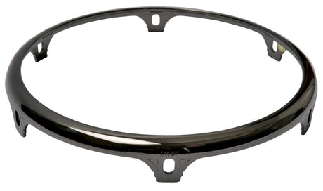 Latin Pundistussoittimet Hooped Congat Comfort Curve II - Z Series (Extended Collar) Black Mirror - 11 3/4" Conga | 6 hole (LP773C)