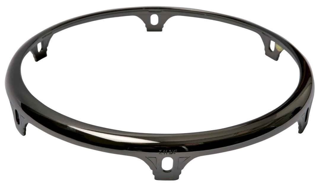 Latin Pundistussoittimet Hooped Congat Comfort Curve II - Z Series (Extended Collar) Black Mirror - 11 3/4" Conga | 6 hole (LP773C)