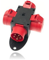 CEE-jakotukki 16A 1x5P -> 3x5P