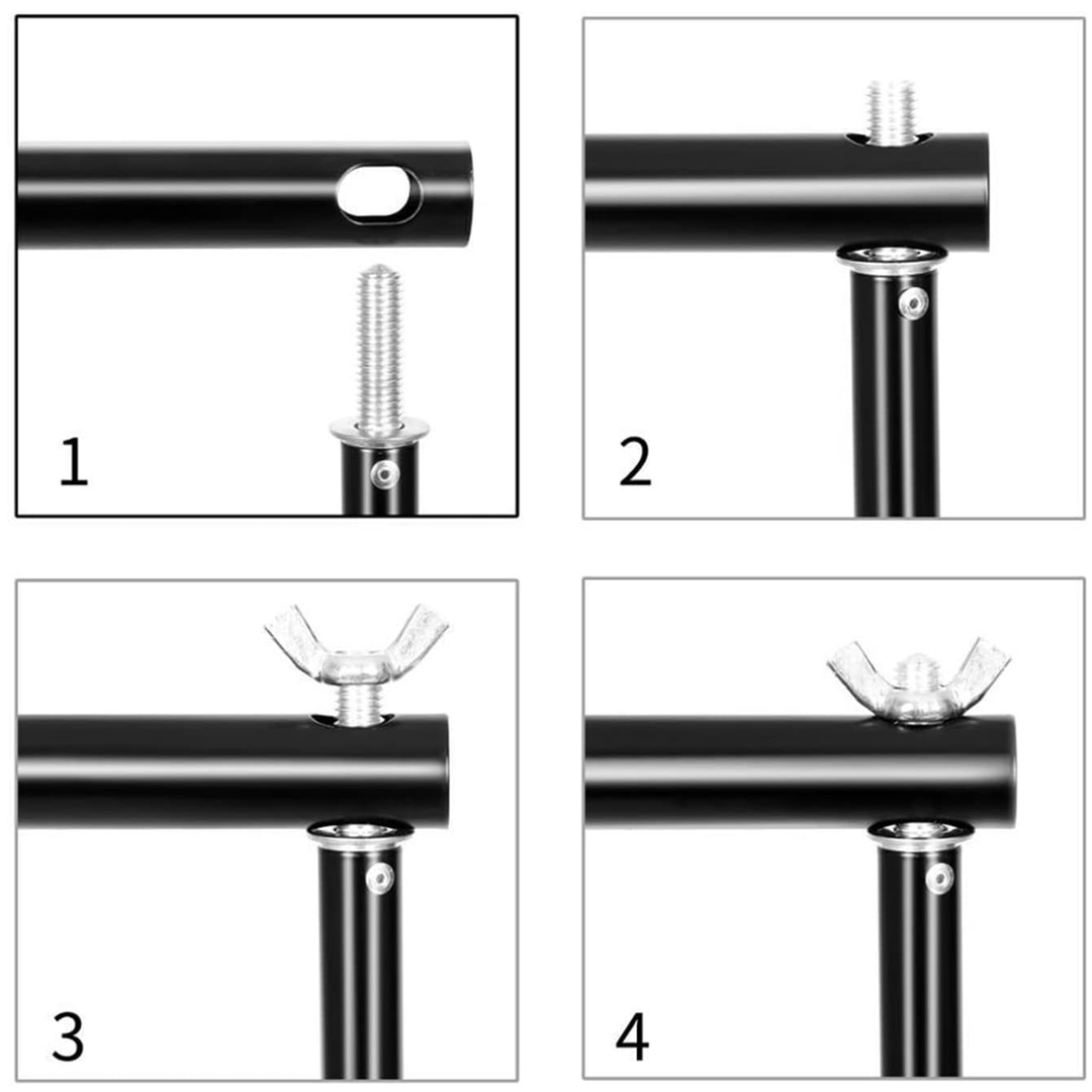 Taustateline – 200x200cm med cover og 4 klemmer