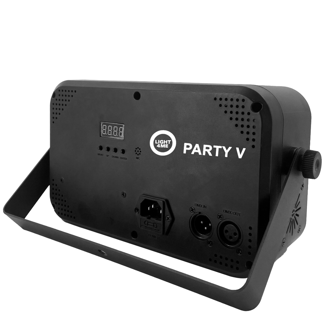 LIGHT4ME PARTY V multi-effekt LED-lys RGBW-UV 6