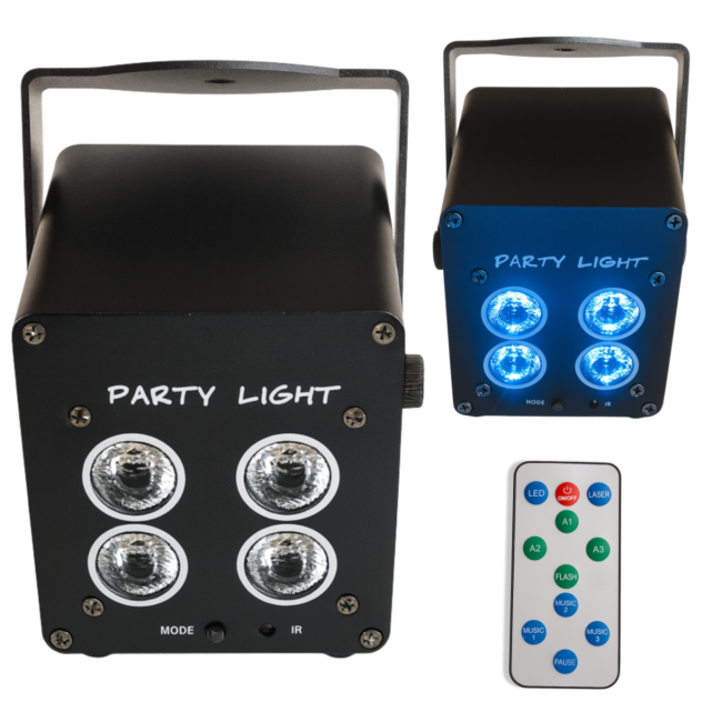Light4Me 4x3W Akku-spot