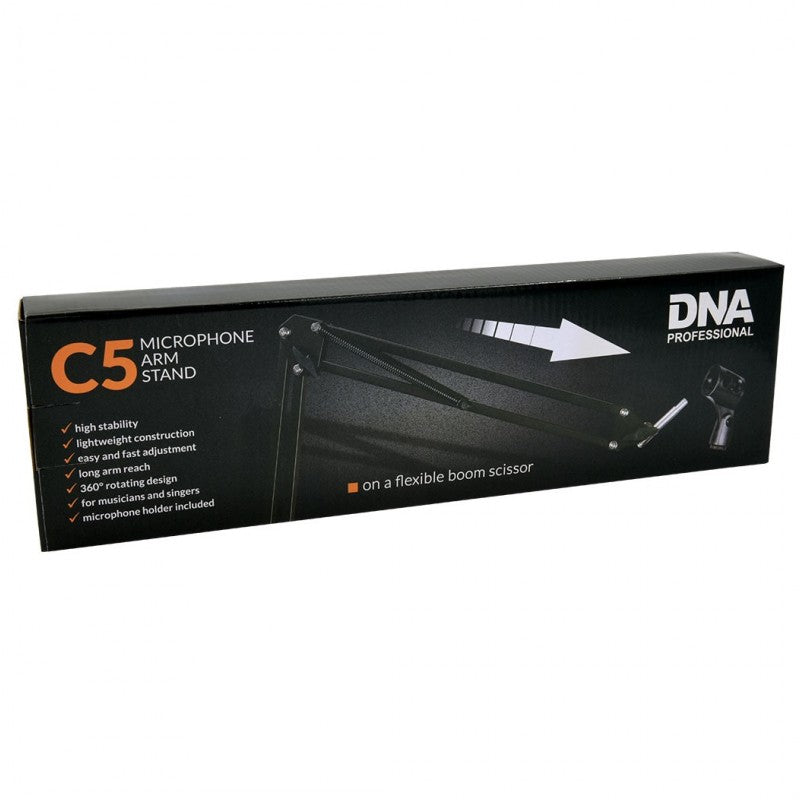 DNA C5 -pöytämikrofoniteline puomivarrella