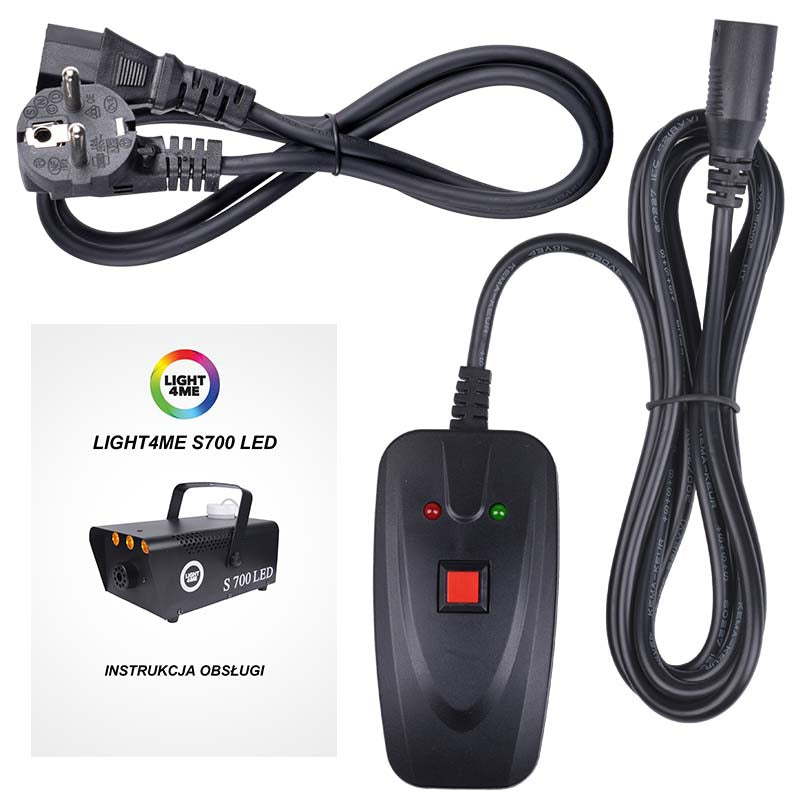 LIGHT4ME S 700W LED savukone tehoaggregaatio kaukosäädin